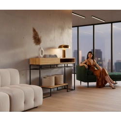 KONSOLA  DREWNO LITE DĄB OLCHA SKD-321